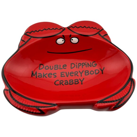 Dip Bowl Double Dipping Makes Everybody Crabby Our‎ Name Is Mud  Lorrie Veasey - Picture 1 of 7